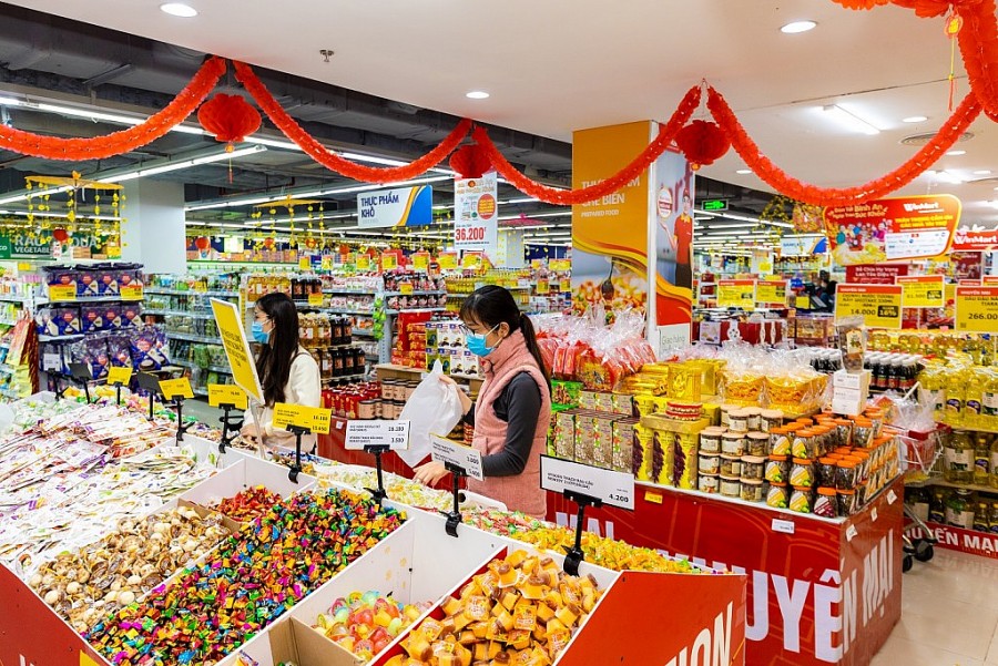 Chuỗi siêu thị WinMart đã “lên kệ” hàng nghìn mặt hàng đón Tết đa dạng, đảm bảo chất lượng