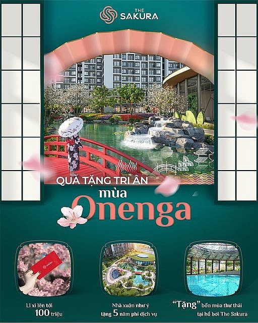 Quà tri ân "Onenga" phong cách Nhật dành cho khách mua căn hộ SA2 Vinhomes Smart City