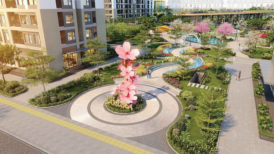 Không gian đậm chất Nhật tại The Sakura – Vinhomes Smart City