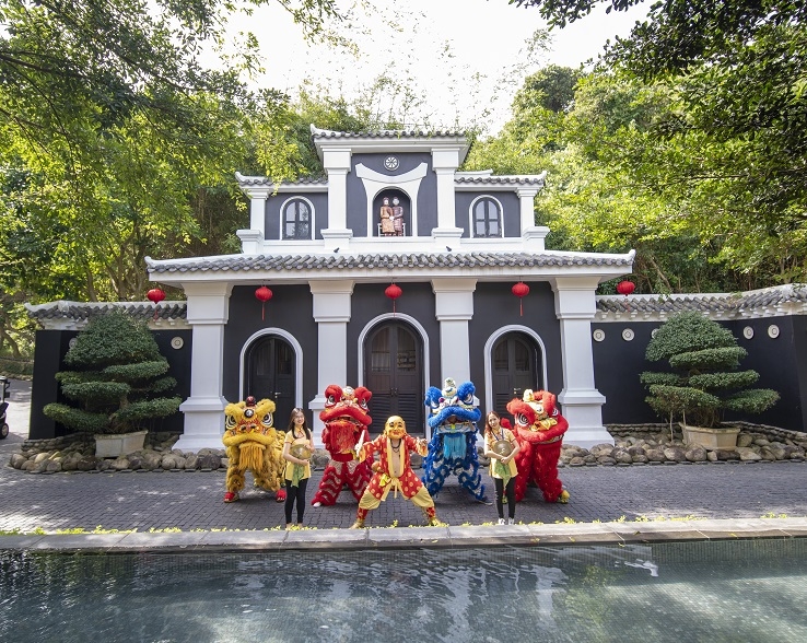 Du khách sẽ được thưởng thức nghệ thuật múa lân tại InterContinental Danang Sun Peninsula Resort dịp Tết