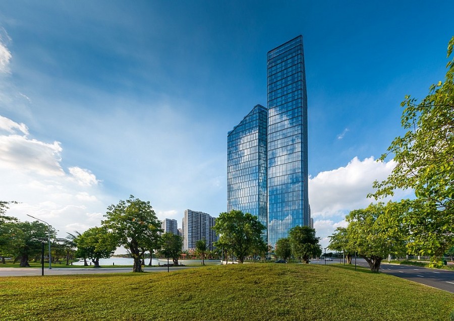 Đạt chứng chỉ LEED Platinum V4, TechnoPark Tower giữa lòng “thành phố biển hồ” Vinhomes Ocean Park đã ghi tên mình vào danh sách các biểu tượng xanh vang danh thế giới