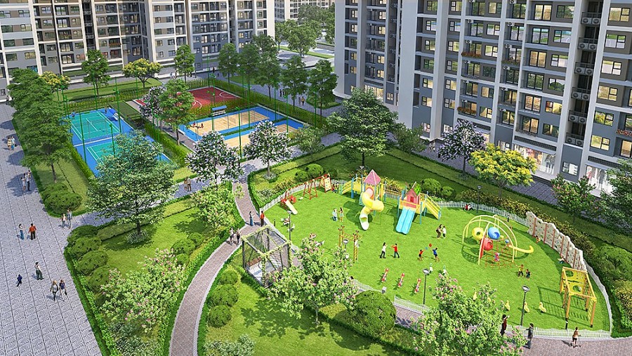 Hệ thống tiện ích hoàn thiện tại Sapphire 2 - Vinhomes Ocean Park