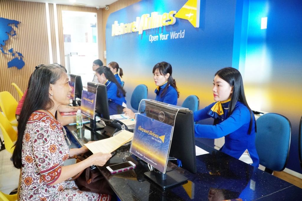 Vietravel Airlines khai trương Hệ thống Phòng vé chính hãng trên toàn quốc