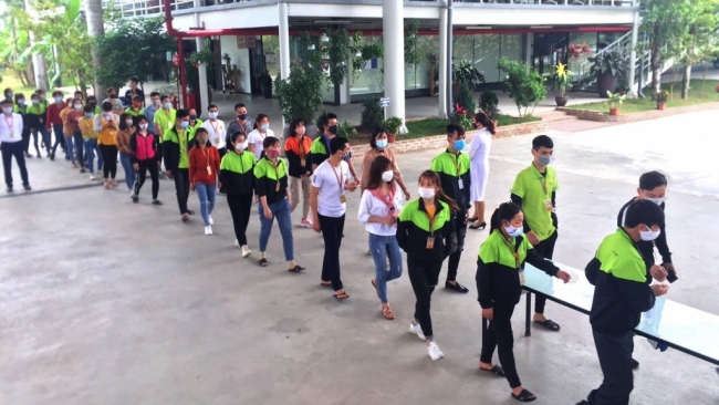 Hơn 15.000 lao động Công ty Tân Đệ được cấp căn cước công dân gắn chip tại nhà máy