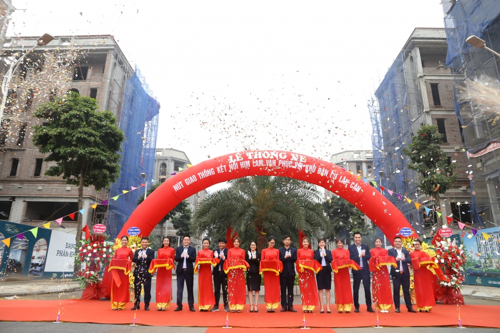 Lễ thông xe nút giao thông kết nối Him Lam Vạn Phúc với khu dân cư lân cận đã diễn ra vào sáng ngày 18/3