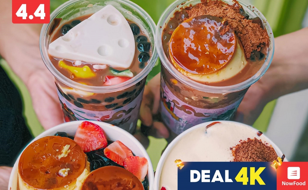 Cơ hội săn deal 4K trong NowFood Đại Tiệc Thương Hiệu 4.4