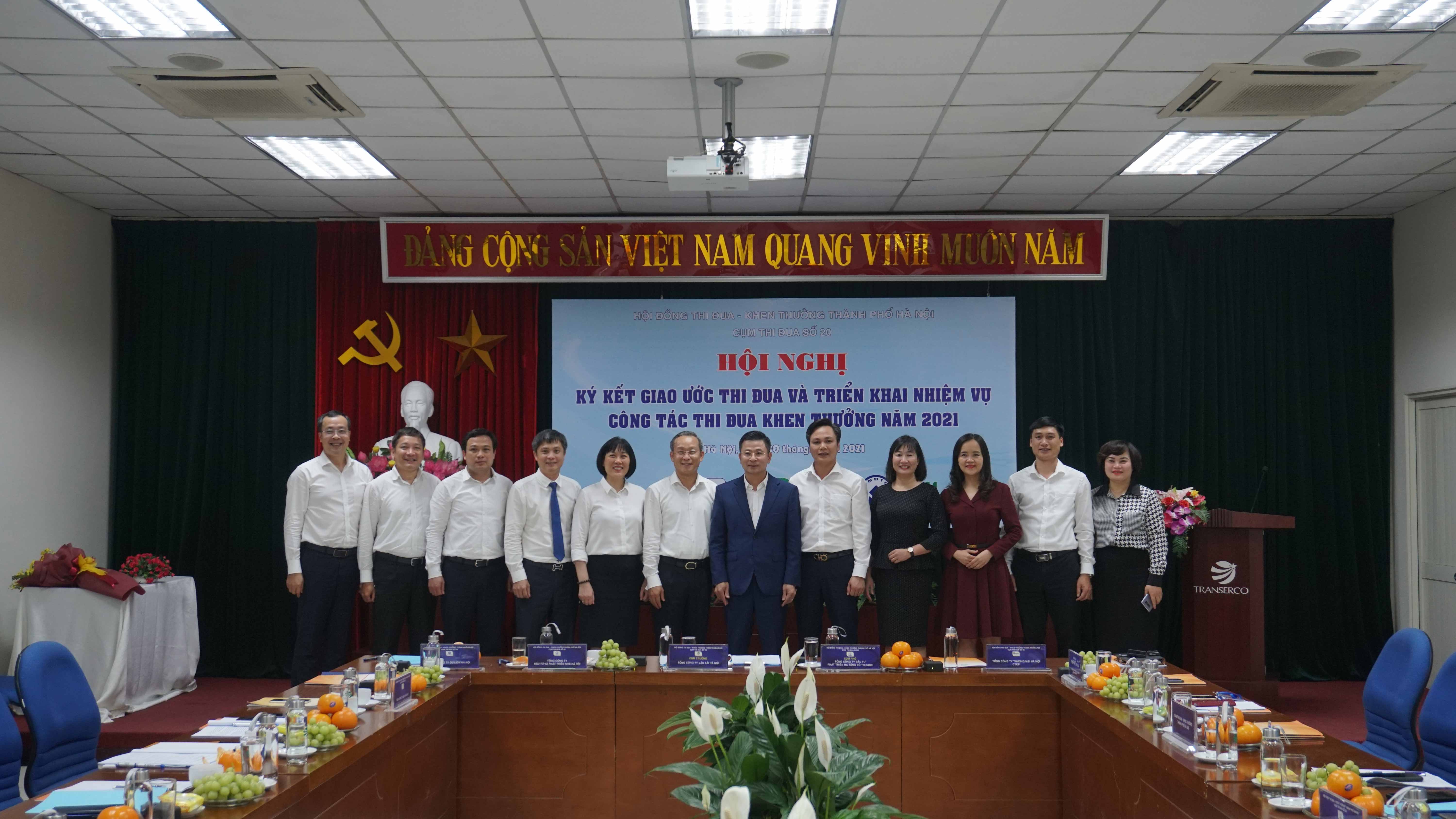 Hà Nội: Cụm thi đua số 20  ký giao ước thi đua năm 2021