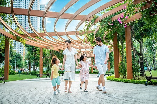 Bộ ba công viên liên hoàn rộng 16,3 ha trong đại đô thị Vinhomes Smart City là không gian lý tưởng để cân bằng 2 yếu tố tĩnh và động trong cuộc sống của cư dân