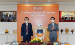 Nâng cao trải nghiệm khách hàng, SHB đưa Robot thông minh vào phục vụ giao dịch