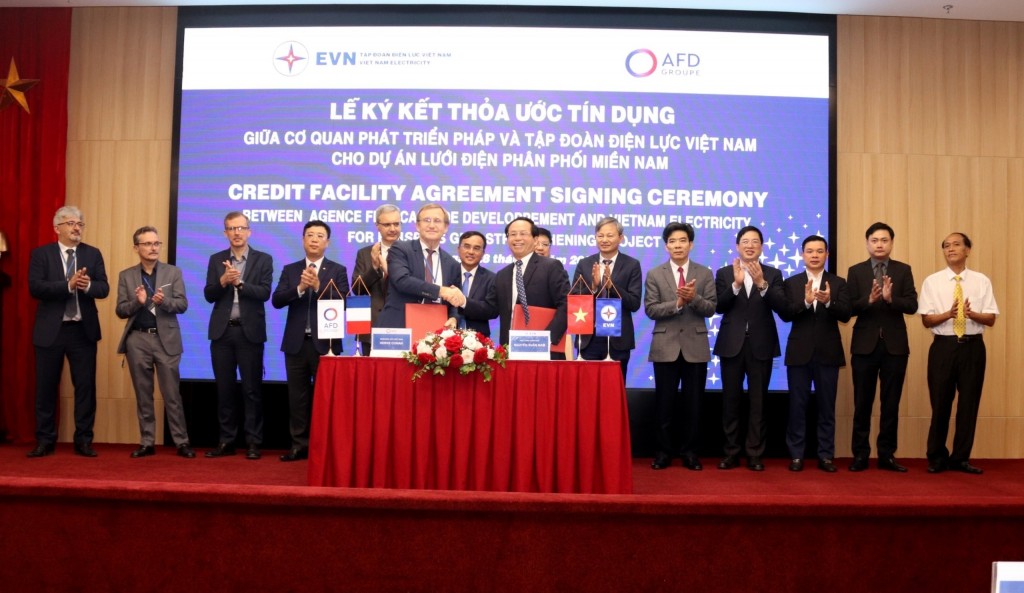 EVN và AFD ký thỏa ước tín dụng vay 80 triệu euro cho Dự án lưới điện phân phối miền Nam