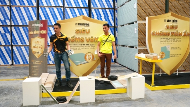 Saint-Gobain Việt Nam ra mắt trần Vĩnh Tường siêu bảo vệ - thanh lọc không khí vượt trội