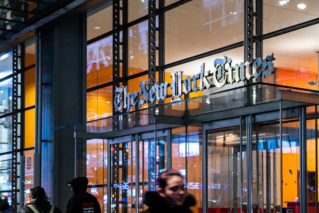 New York Times là một trong những tờ báo thành công nhất trong việc thu phí tin tức từ độc giả (Ảnh: NYT)