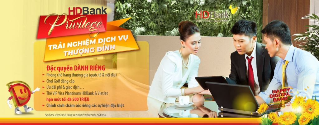 HDBank ra chương trình toàn diện chăm sóc khách hàng VIP