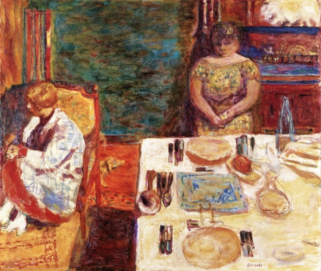 Tác phẩm “Trước bữa tối” (1924) của Pierre Bonnard