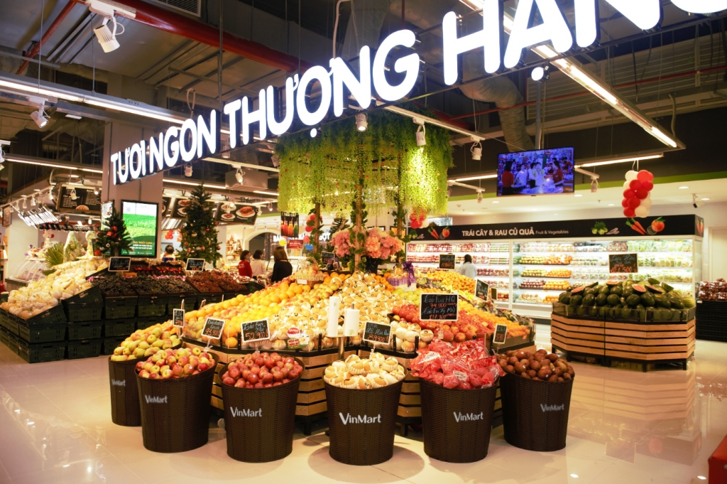 Hệ thống siêu thị VinMart với định vị Tươi ngon thượng hạng