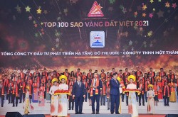 UDIC đón nhận danh hiệu Top 100 Giải thưởng Sao Vàng đất Việt năm 2021