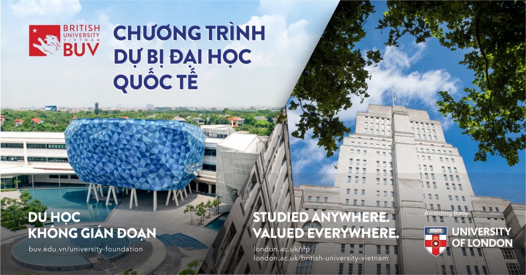 BUV hiện là cơ sở đào tạo IFP duy nhất tại Việt Nam được Đại học London công nhận