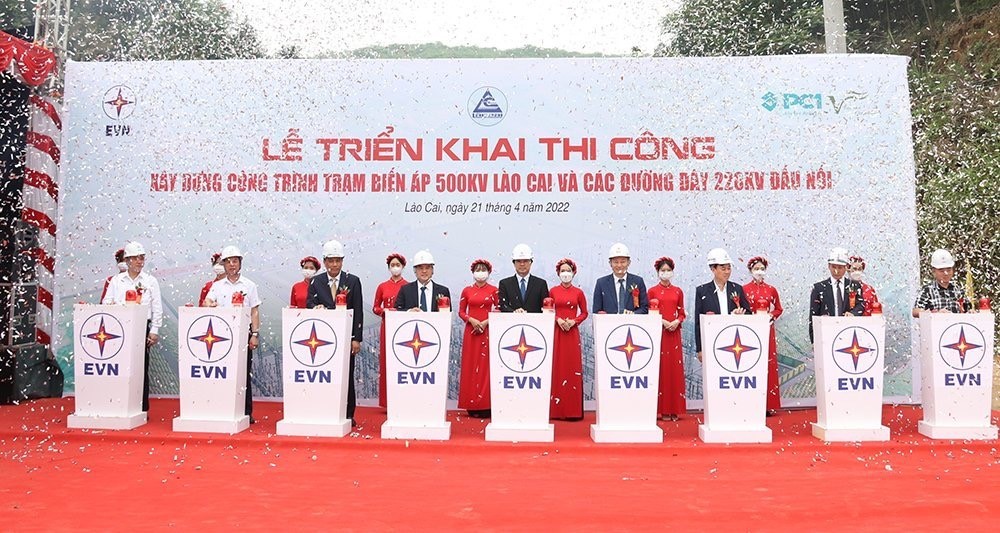 Lễ triển khai thi công 500kV Lào Cai