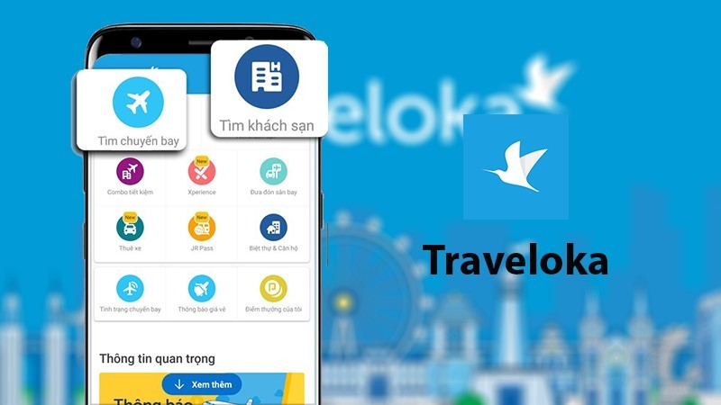 Đặt vé máy bay, nhớ ngay đến Traveloka @sưu tầm