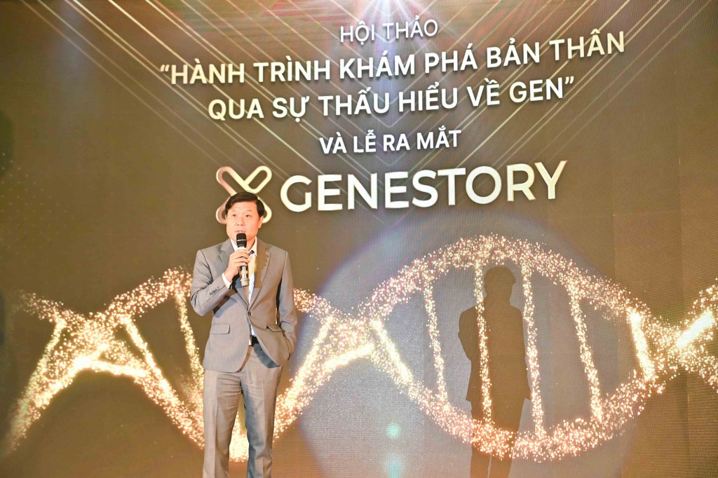 GS. Vũ Hà Văn (Đồng sáng lập và thành viên HĐQT Công ty GeneStory) kỳ vọng giải pháp sẽ thúc đẩy y học dự phòng, nâng cao chất lượng sống và giảm bớt gánh nặng y tế cho mỗi gia đình Việt Nam