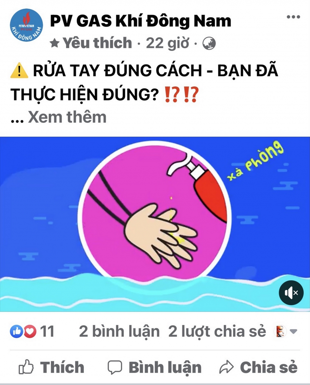 Các clip truyền thông kêu gọi phòng chống dịch bệnh được KĐN tích cực đăng tải trên fanpage