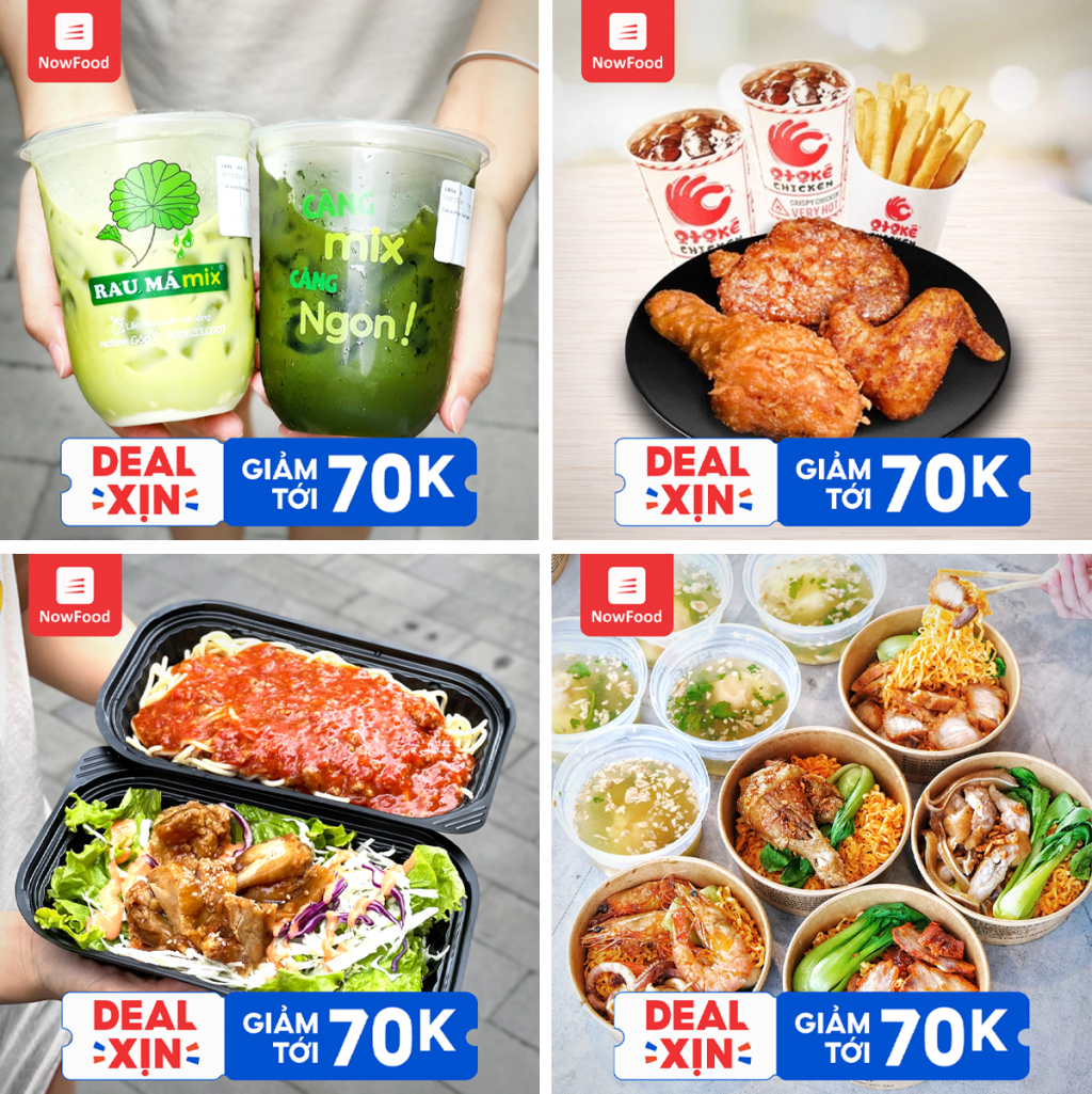 Giải mã dàn deal xịn đang làm mưa gió trên NowFood