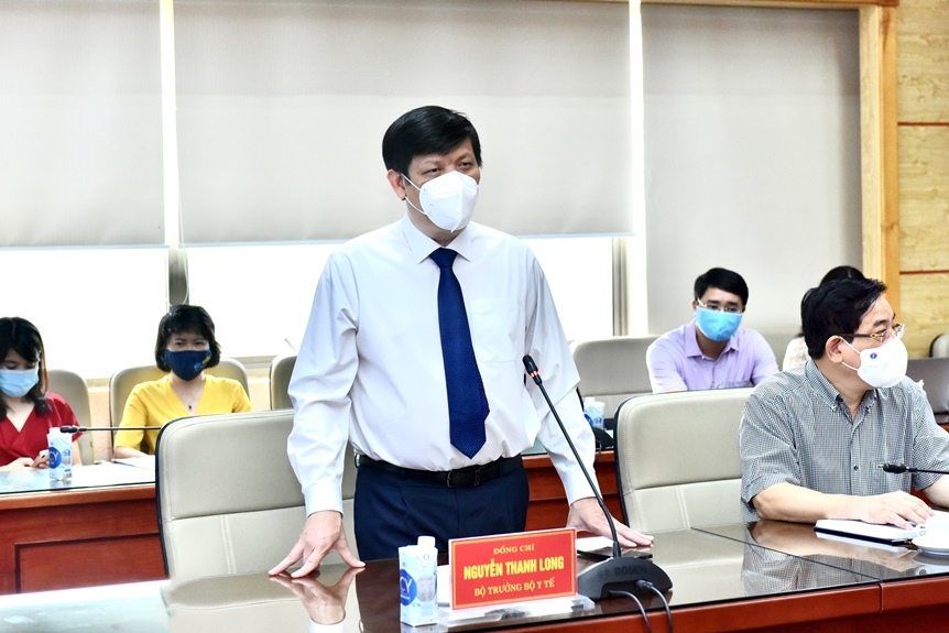 Bộ trưởng Bộ Y tế Nguyễn Thanh Long trân trọng cảm ơn sự hỗ trợ của Ngành Ngân hàng trong công cuộc phòng, chống dịch Covid-19