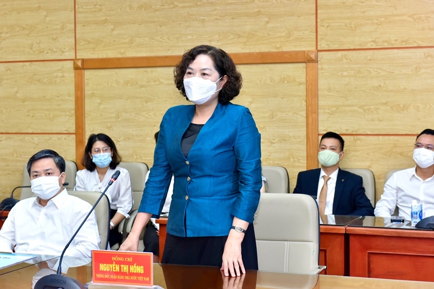 Thống đốc NHNN Nguyễn Thị Hồng trân trọng cảm ơn những nỗ lực và đóng góp quan trọng của Bộ Y tế trong thành quả phòng chống dịch