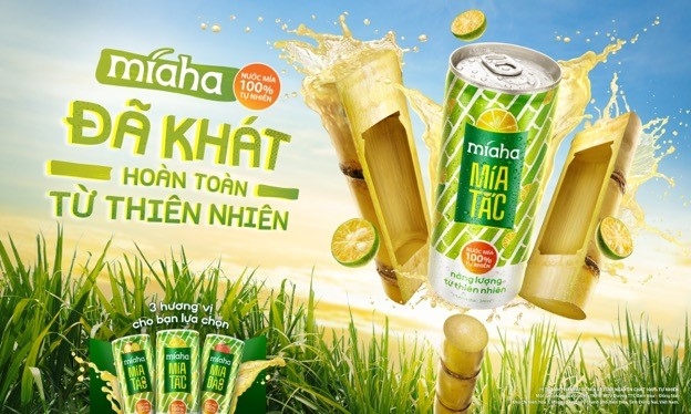 SBT “nâng tầm” nước mía truyền thống với Nước mía đóng lon Miáha