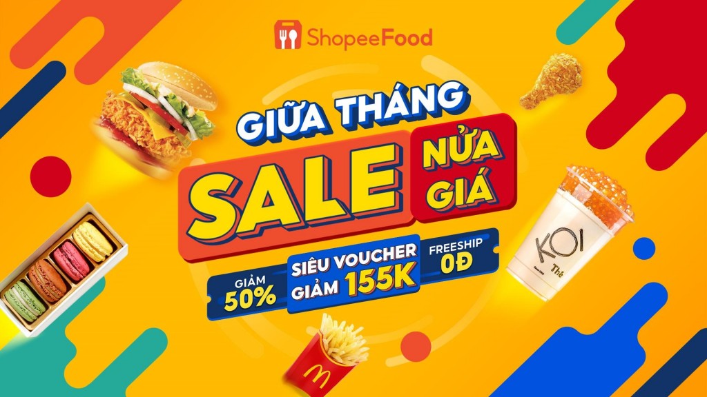 ShopeeFood Ngày 15 Sale Đồng Giá - Khám phá ngay bộ sưu tập món ngon chỉ từ 1.000 đồng