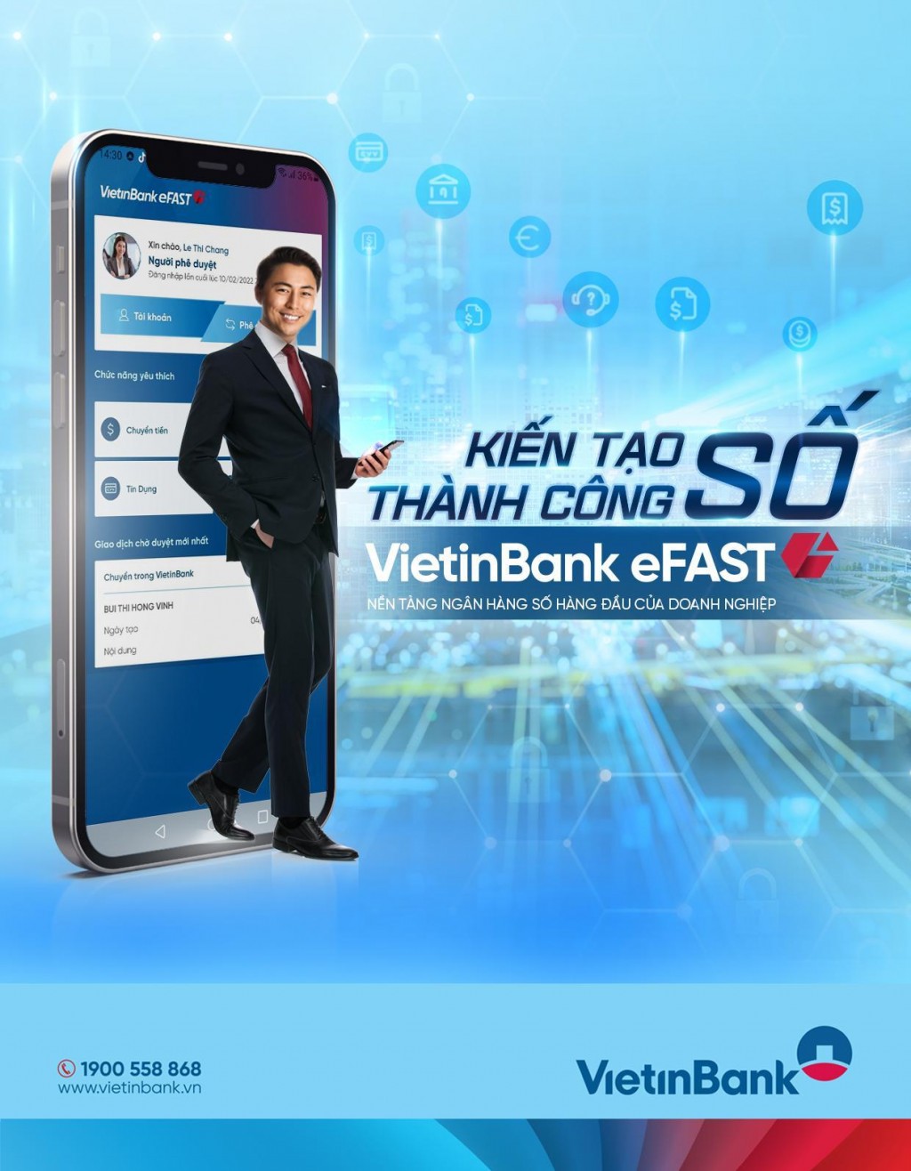 VietinBank eFAST - Trợ lý tài chính đắc lực cho doanh nghiệp trong thời kì bình thường mới