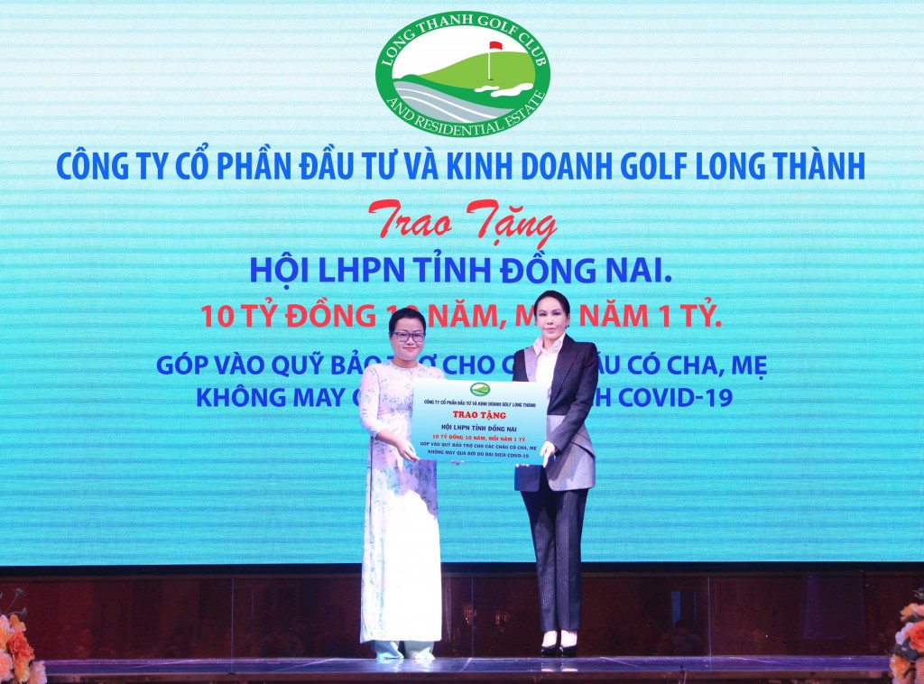 Golf Long Thành tài trợ 10 tỷ đồng chương trình “Mẹ đỡ đầu” tỉnh Đồng Nai