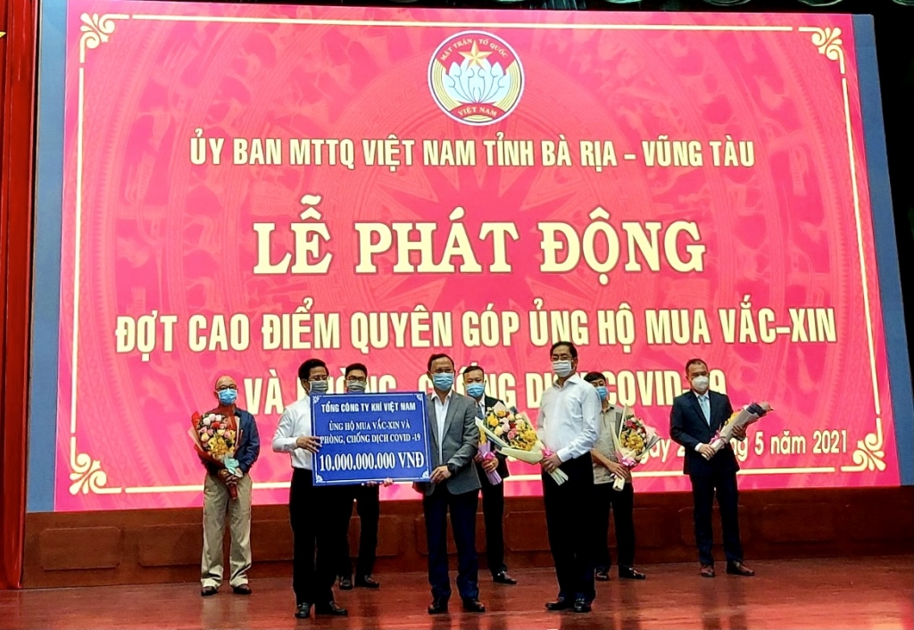 PV GAS đồng hành, ủng hộ các địa phương phòng chống dịch bệnh