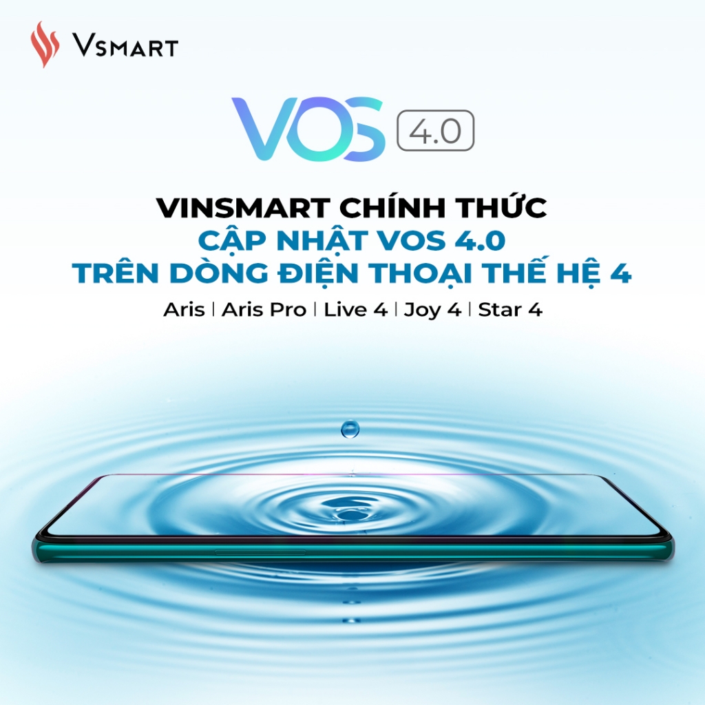 VOS 4.0 trên các dòng điện thoại thông minh thế hệ thứ tư