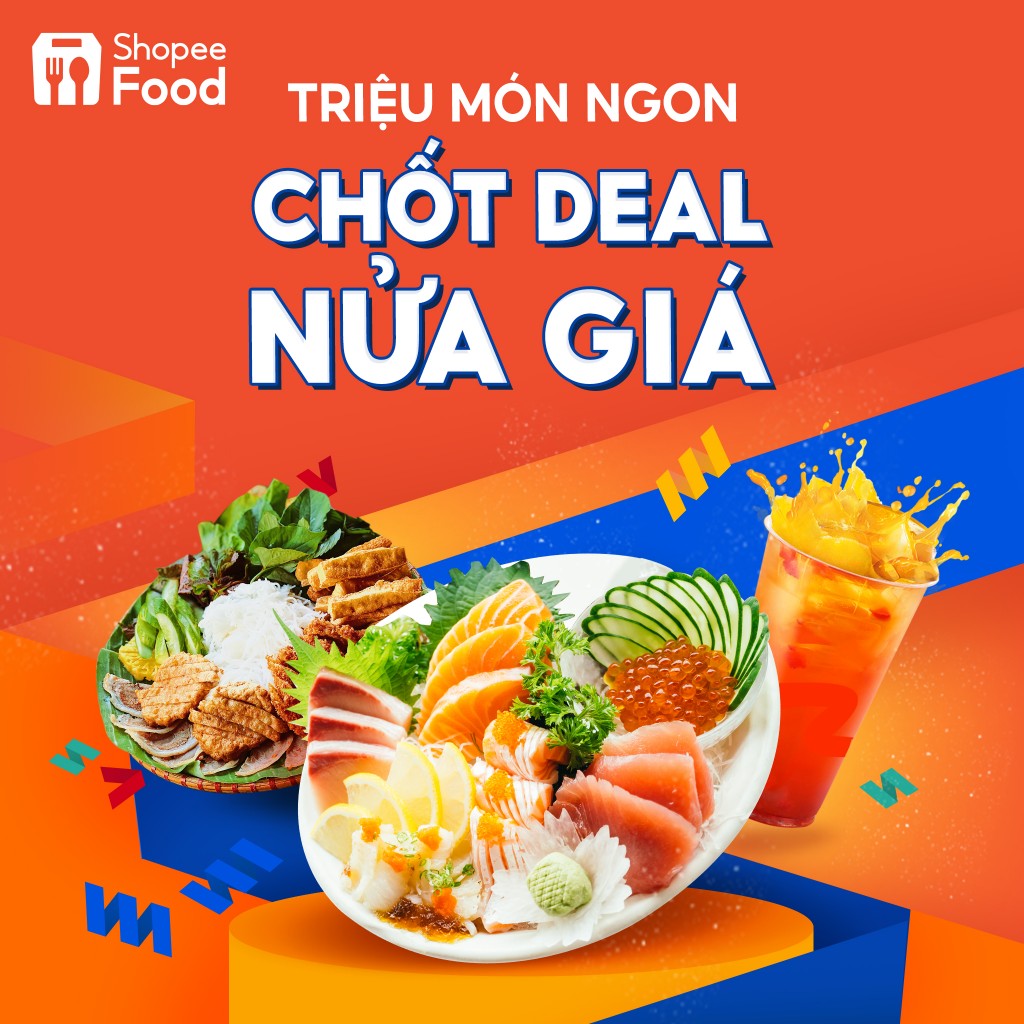 ShopeeFood chiêu đãi món ngon chỉ từ 6k, thỏa sức tiệc tùng tại nhà