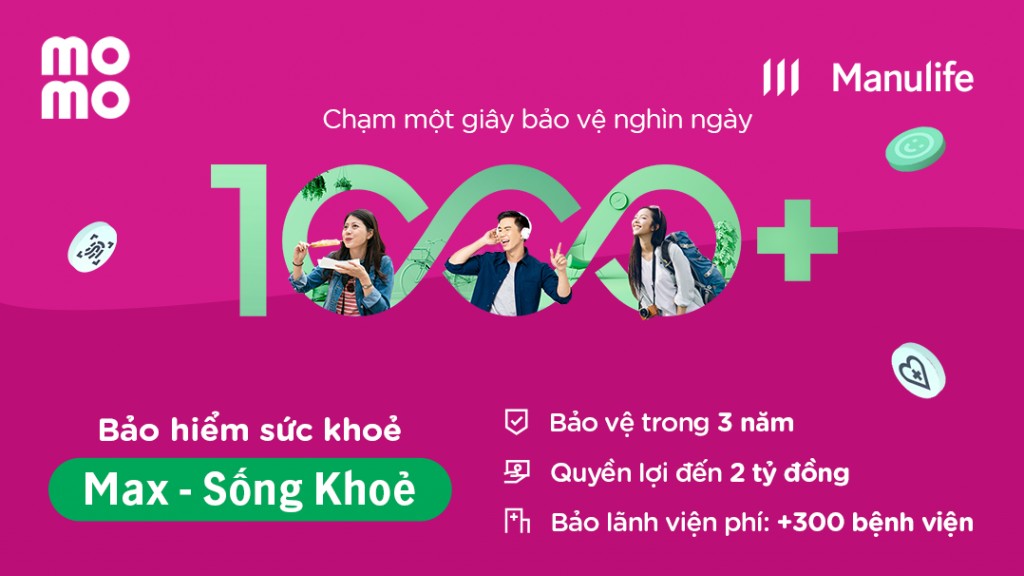 Manulife Việt Nam hợp tác với MoMo triển khai giải pháp bảo hiểm sức khỏe trực tuyến