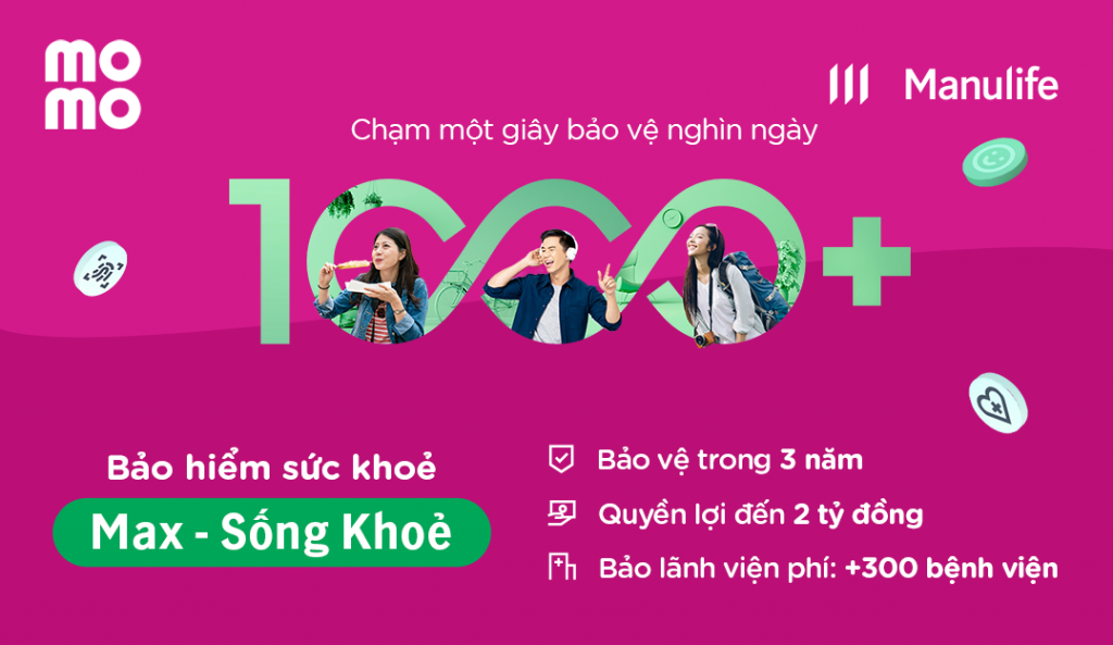 Manulife Việt Nam hợp tác với MoMo triển khai giải pháp bảo hiểm sức khỏe trực tuyến