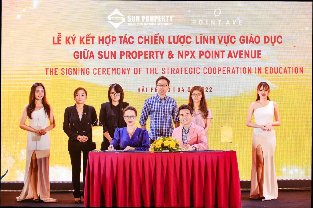Lễ ký kết hợp tác giữa Sun Property và NPX Point Avenue