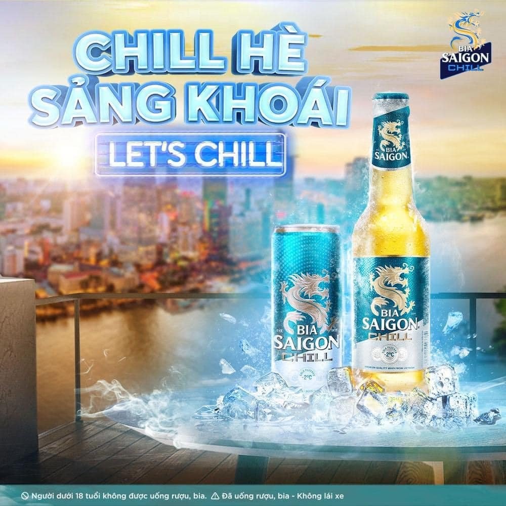 Bia Saigon Chill - Chill hè sảng khoái