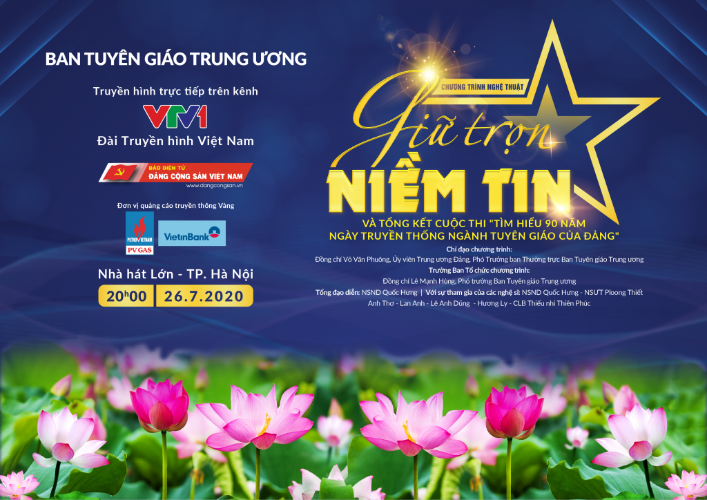 tung bung chao don chuong trinh nghe thuat giu tron niem tin