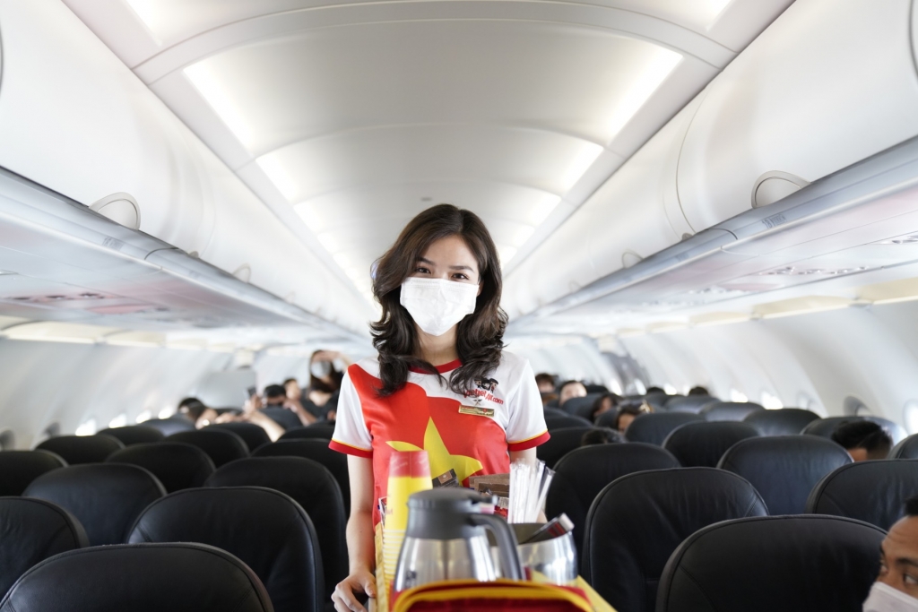 Vietjet tặng triệu mã giảm 77% và miễn phí 15kg hành lý bay từ Hà Nội đi khắp Việt Nam