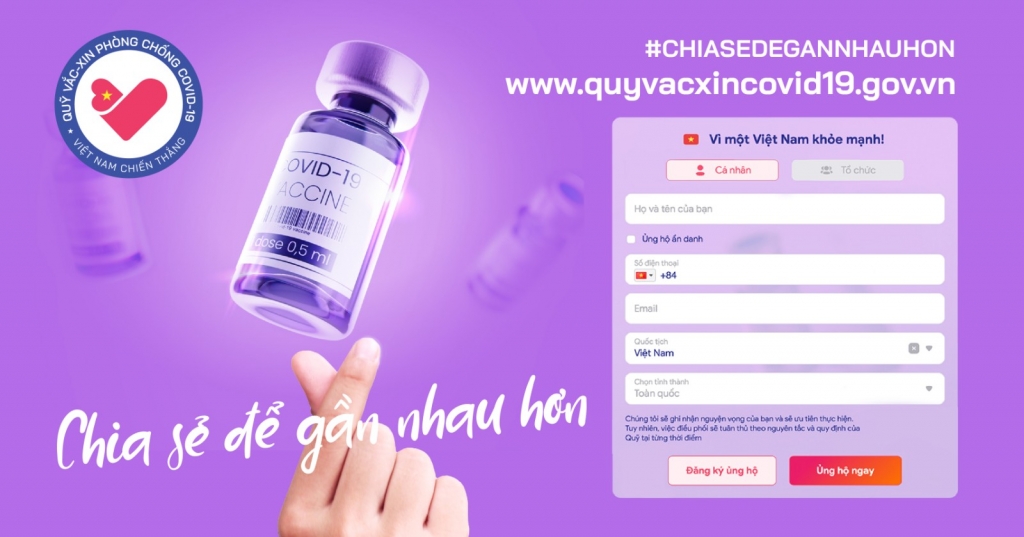 Âm nhạc truyền thông điệp đẩy lùi Covid-19, cùng góp quỹ vắc-xin qua website chính thức