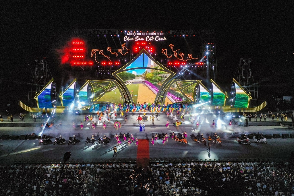 Khu vực tương lai sẽ là Quảng trường biển trung tâm Sầm Sơn, nơi diễn ra hàng loạt sự kiện, lễ hội quy mô lớn