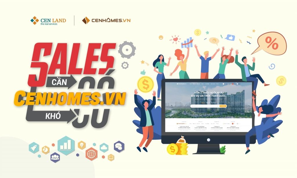 Cenhomes.vn phiên bản 3.0 mới ra mắt với nhiều tính năng mới: quản lý data, chạy ads thu lead,… giúp môi giới giảm thiểu tối đa chi phí bán hàng trong mùa dịch.