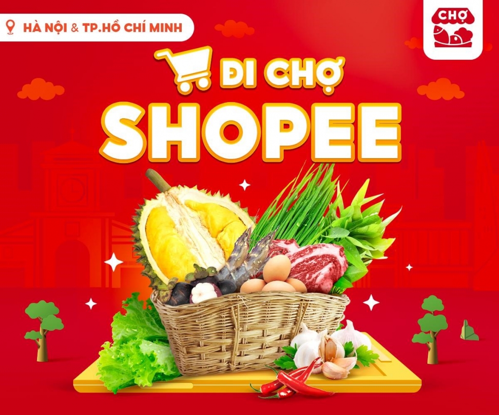 “Đi chợ Shopee”: lựa chọn mới để mua thực phẩm, nhu yếu phẩm mùa giãn cách