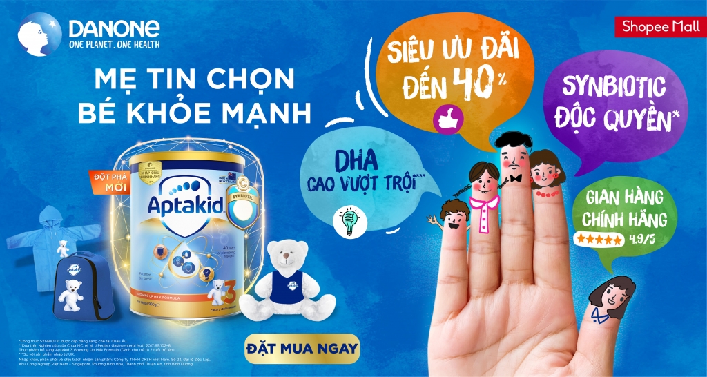  Danone Specialized Nutrition giới thiệu sản phẩm dinh dưỡng trên Shopee, khởi động trào lưu sống khỏe tại Đông Nam Á