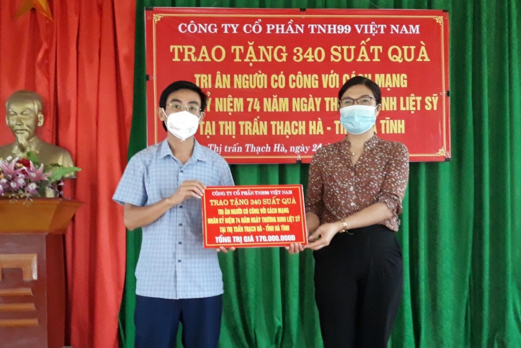 Công ty Cổ phần TNH99 Việt Nam tri ân hướng tới 74 năm Ngày Thương binh - Liệt sỹ 27/7