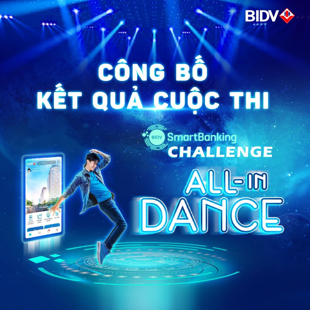 cuộc thi vũ đạo SmartBanking Challenge do BIDV tổ chức đã tìm được chủ nhân