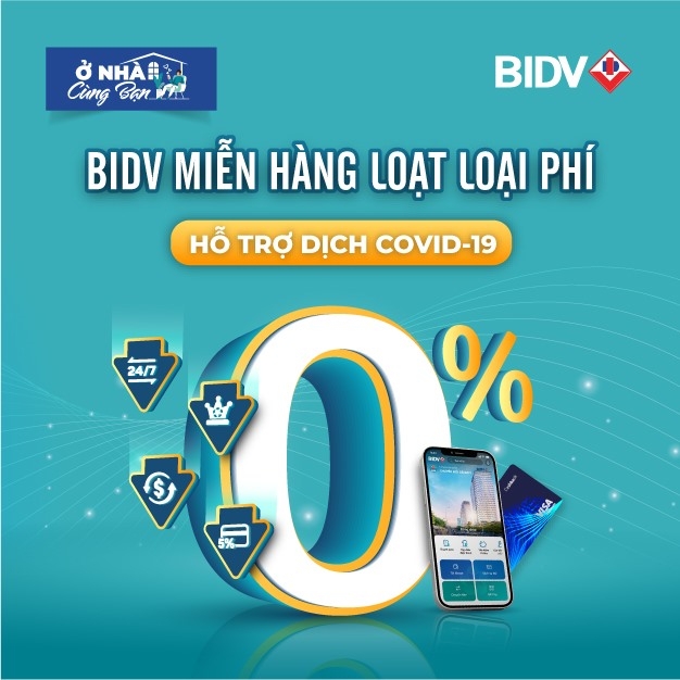 BIDV miễn 100% phí chuyển tiền trực tuyến và phí chuyển tiền 24/7 qua ATM