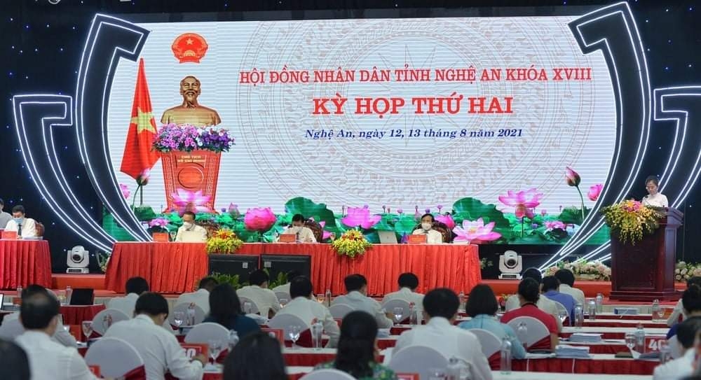 Khai mạc Kỳ họp thứ hai, HĐND tỉnh Nghệ An khóa XVIII, nhiệm kỳ 2021 - 2026